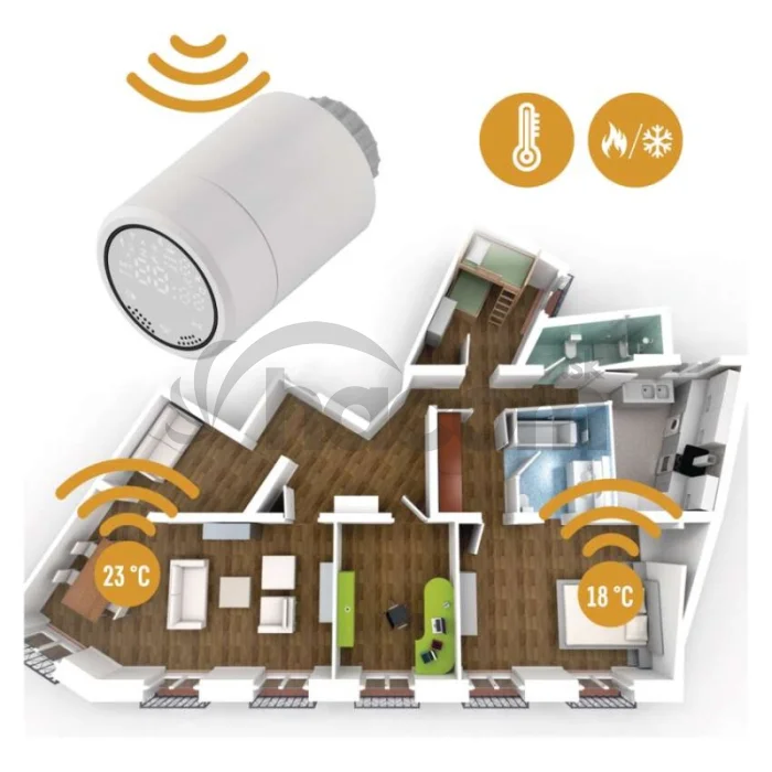 GoSmart Digitálna termostatická hlavica P5630S ZigBee
