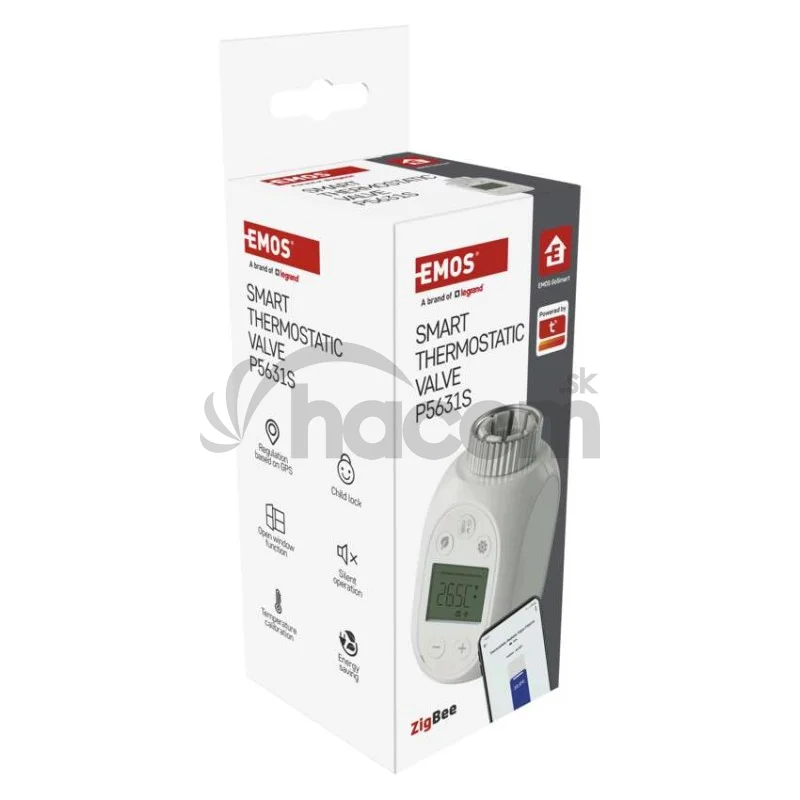 GoSmart Digitálna termostatická hlavica P5631S ZigBee 3.0