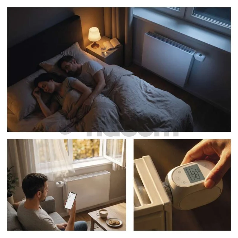 GoSmart Digitálna termostatická hlavica P5631S ZigBee 3.0