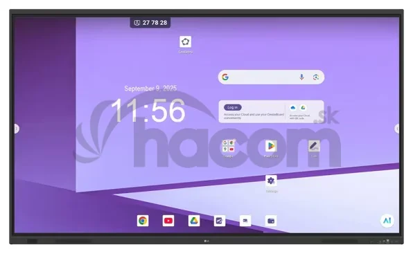 86" LG LED 86TR3DQ-B - UHD, 400cd, Android 14,16/7