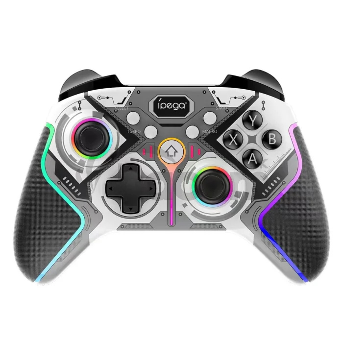 iPega 9666HH Bluetooth RGB Gamepad pre Android/iOS/PS3/PS4/PC/N-Switch Gray