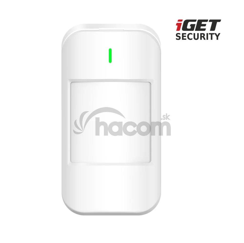 iGET SECURITY MP1 - bezdrôtový pohybový PIR senzor pre alarm M6-4G s nastavením citlivosti