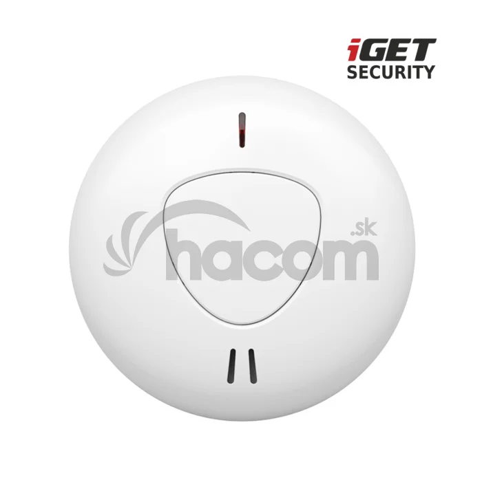 iGET SECURITY MP14 - bezdrôt. senzor dymu, norma EN14604:2005, samostatný alebo pre alarm M6-4G