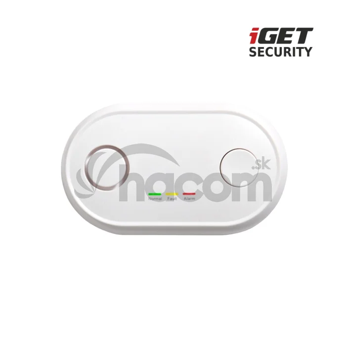 iGET SECURITY MP19 - bezdrôtový detektor CO (oxid uhoľnatý) pre alarm M6-4G, aj samostatný