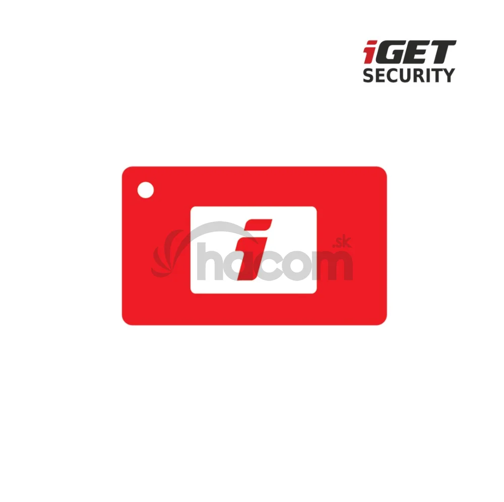 iGET SECURITY MP22 - RFID karta k klávesnici MP13 pre alarm M6-4G, minimálne rozmery