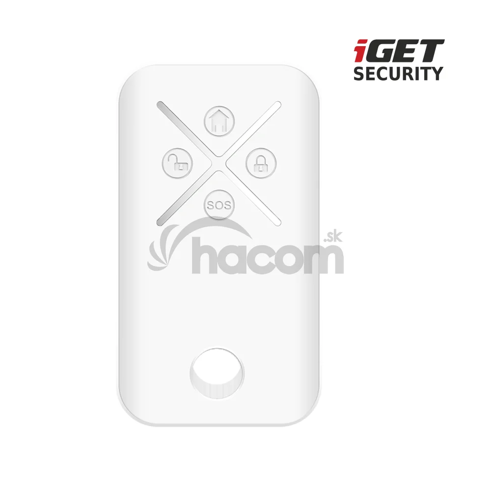 iGET SECURITY MP5 - diaľkové ovládanie (kľúčenka) pre alarm M6-4G, výdrž batérie až 3 roky