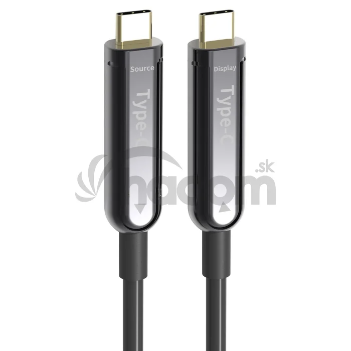 PremiumCord USB-C fiber optický AOC, 10m