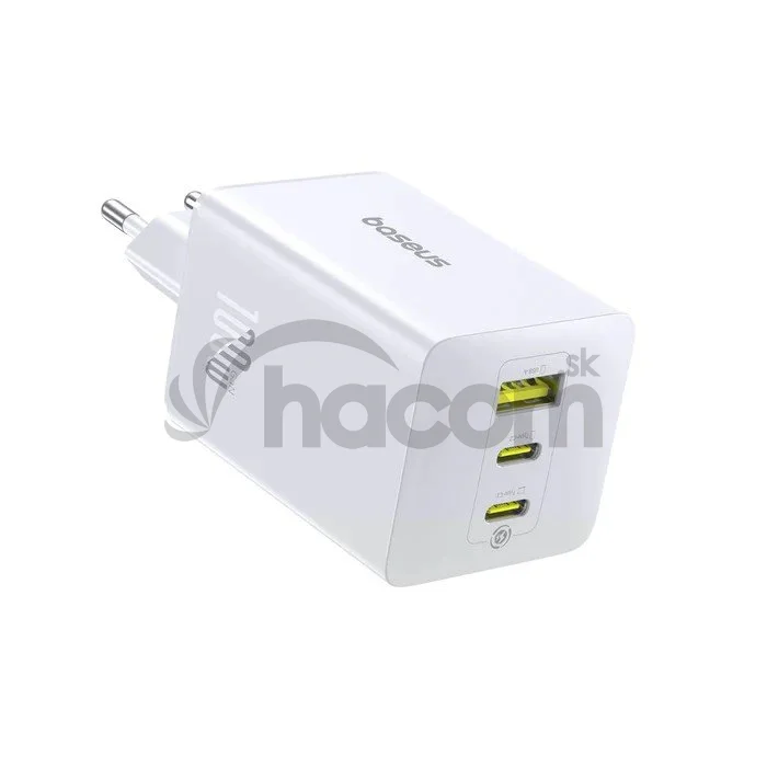 Baseus EnerFill FE11 Fast Nabíjačka USB-A + USB-C + USB-C 100 W Moon White