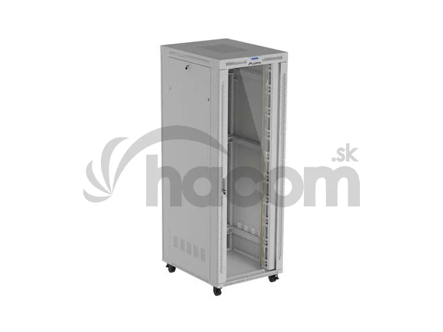 19" VOĽNE STOJÚCA RACKOVÁ SKRIŇA 47U 800X1000 ŠEDÉ PRESKLENÉ DVERE LCD LANBERG (FLAT PACK) V2