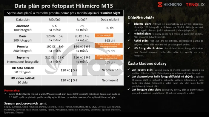 Fotopasca Hikmicro M15