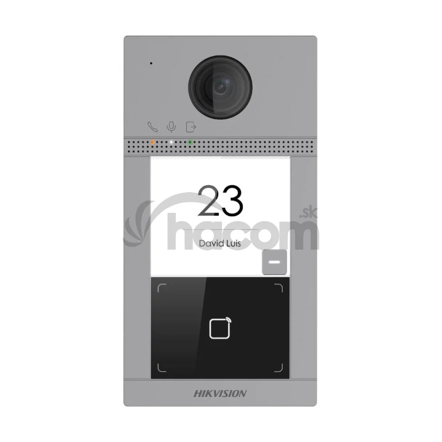 DS-KV8113-WME1(C)/flush 1-tlačítková vstup.jednotka