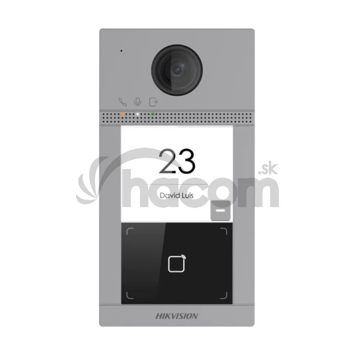 DS-KV8113-WME1(C)/flush 1-tlačítková vstup.jednotka