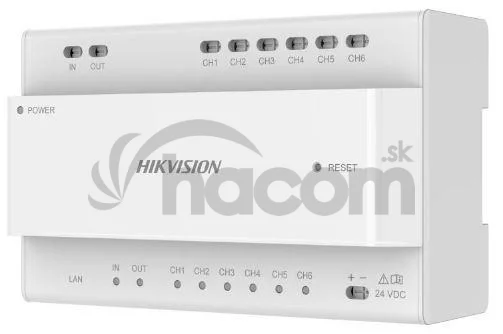 DS-KAD706Y-S hlavny 2vod.distrib.pre 6xDS-KAD706, 24VDC, bez zdr