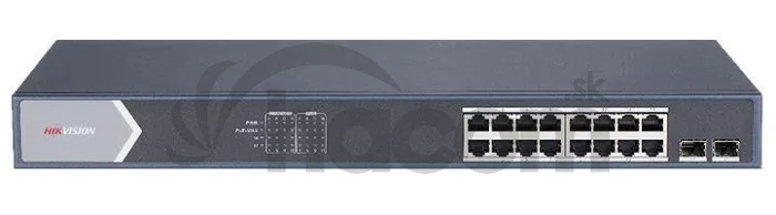 DS-3E1518P-SI 16x1Gb PoE+2x1Gb optika, smart switch, 225W