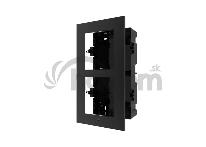 DS-KD-ACF2/Black panel pre montáž pod omietku 2 moduly, čierny