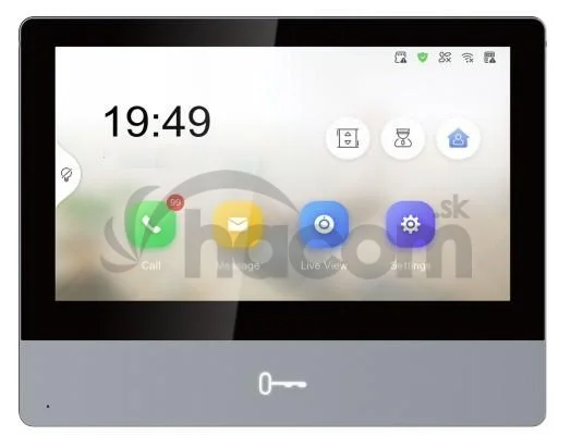 DS-KH8350-WTE1 vnútorná IP jednotka 7" WiFi, modulárny systém