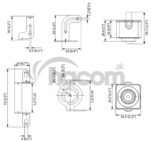DS-2CD2D25G1-D/NF(2.8mm) 2MPx IP mini kamera