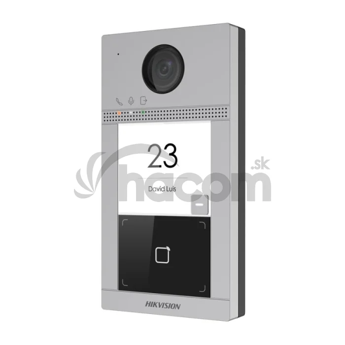 DS-KV8113-WME1(C)/flush 1-tlačítková vstup.jednotka