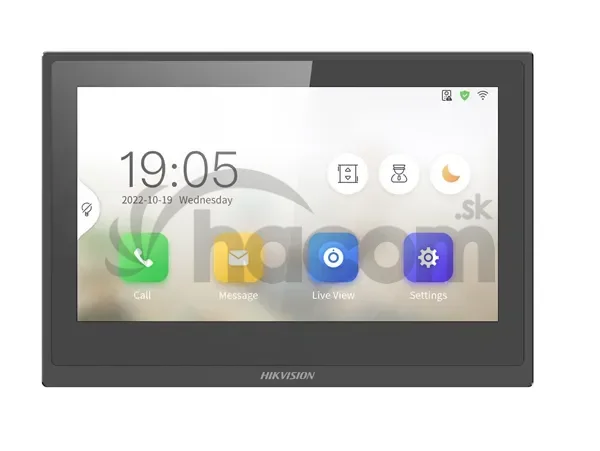DS-KH6351-WTE1 vnút. IP jednotka, 7" WiFi, modul, čierna, 128GB