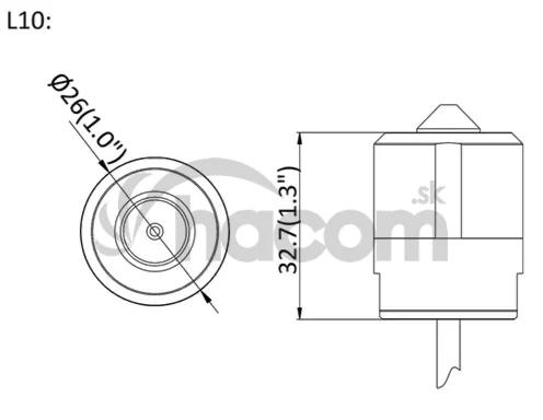 DS-2CD6425G1-20(2.8mm)8m 2MPx IP pinhole kamera