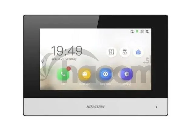 DS-KH6320Y-WTE2 vnút. 2-vod.jednot. 7" WiFi, modul.syst., čierna