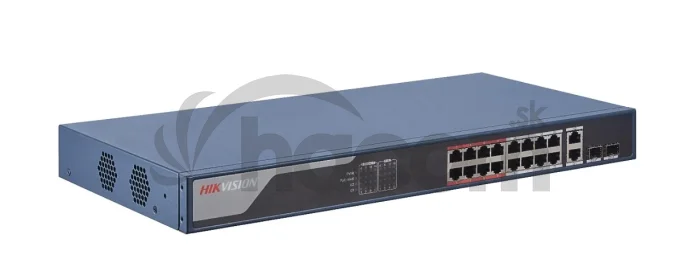 DS-3E1318P-EI(B) 16x100Mb PoE+2x1Gb Combo, smart switch, 230W