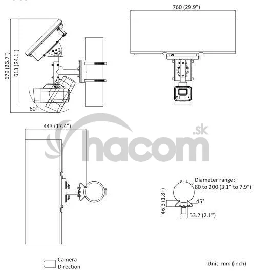 DS-2XS2T47G1-LDH/4G/C18S40(4mm) 4MPx IP kamera so solár.panelom