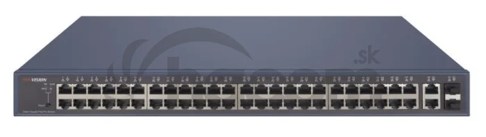DS-3E1552P-SI 48x1Gb PoE+2x1Gb optika, 2x1Gb Rj45, smart, 470W