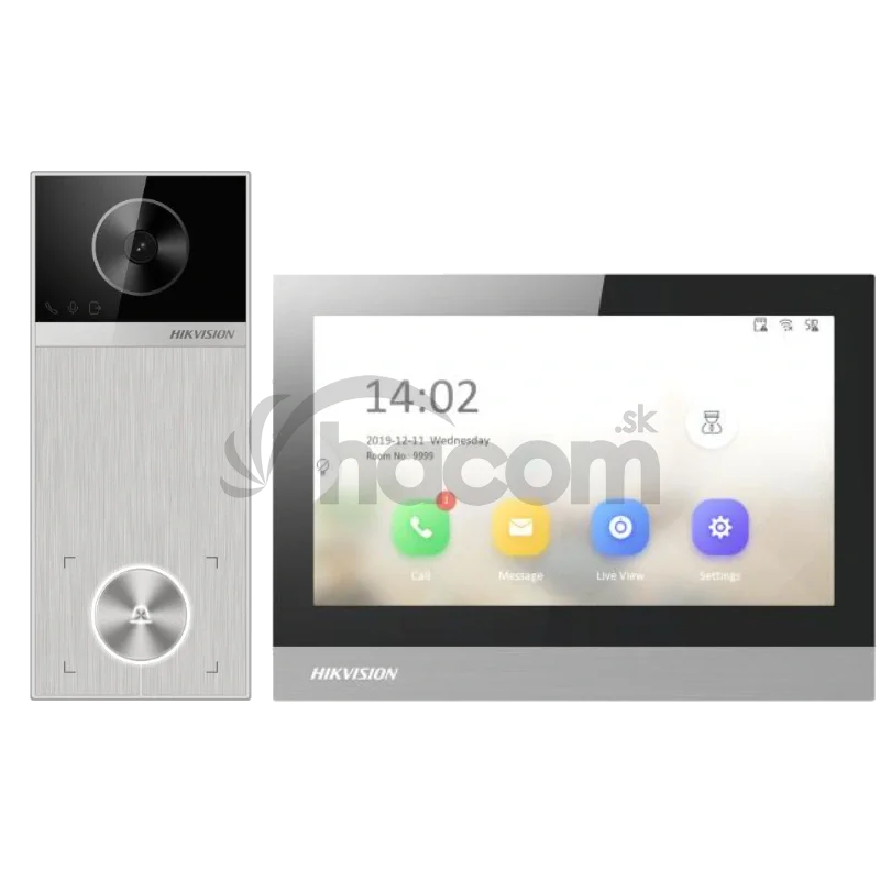 DS-KIS613-S IP kit DS-KV6114-MWBE1, DS-KH8380-WTE1,zdroj, switch