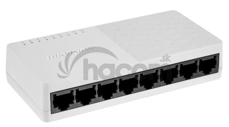 DS-3E0508D-O Switch 8 × Gigabit RJ45 port, bez PoE