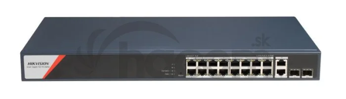 DS-3E1520HP-SI-16P2T2F 16x1Gb PoE, 2x1Gb RJ45, 2x1Gb SFP