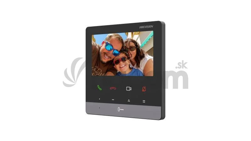DS-KH6100-E1/Alarm vnút.jednotka, 4,3" nedotyková, čierna