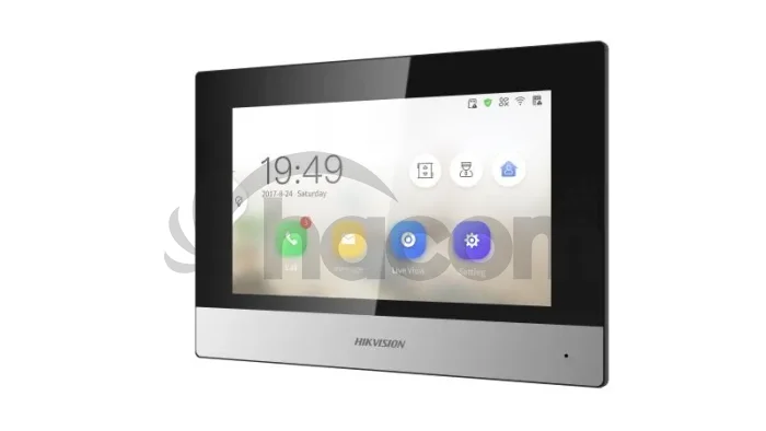 DS-KH6320-WTDE1 vnút. IP jednotka, 7" s WiFi, pre DS-KIS303-P