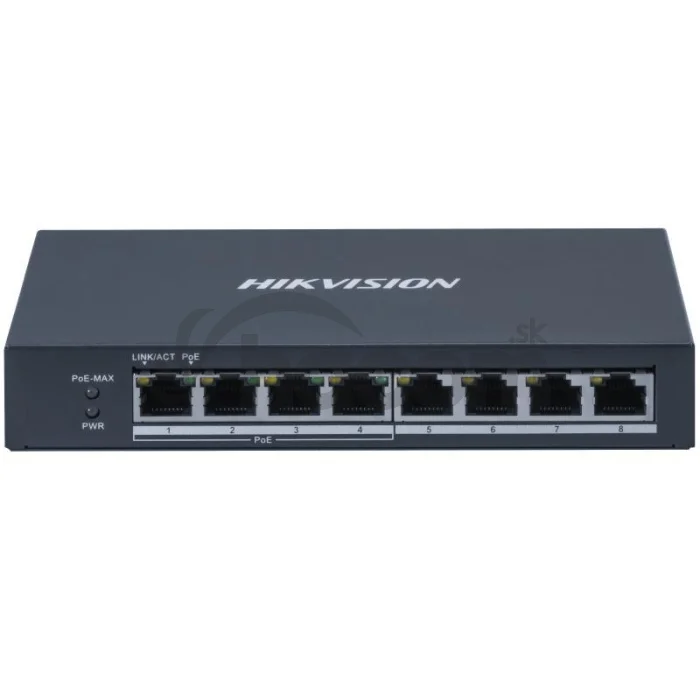 DS-3E0508P-O Switch 4 x Gigabit PoE + 4 x Gigabit RJ45 port
