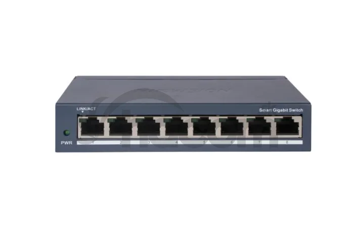 DS-3E1508-EI 8x Gb port RJ-45; bez PoE, smart switch