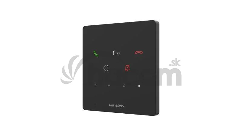 DS-KH6000-E1/Alarm vnút. audio jednotka, čierna