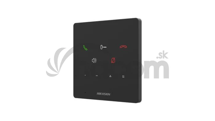 DS-KH6000-E1/Alarm vnút. audio jednotka, čierna