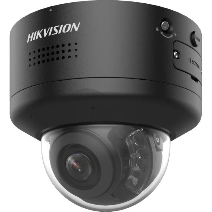 DS-2CD2747G2H-LIPTRZS2U/SL(2.8-12mm) 4MPx IP dome,ColorVu, čier