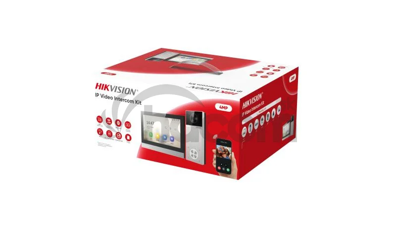 DS-KIS613-S IP kit DS-KV6114-MWBE1, DS-KH8380-WTE1,zdroj, switch