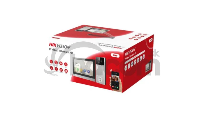 DS-KIS613-S IP kit DS-KV6114-MWBE1, DS-KH8380-WTE1,zdroj, switch