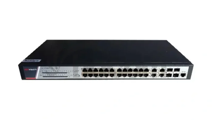 DS-3E2528P(B) 24xGb PoE+4x Gb SFP, switch, 370W