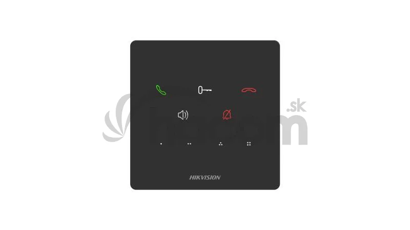 DS-KH6000-E1/Alarm vnút. audio jednotka, čierna