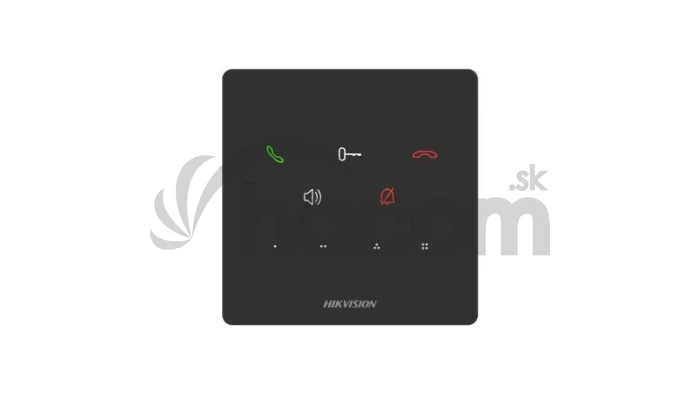 DS-KH6000-E1/Alarm vnút. audio jednotka, čierna