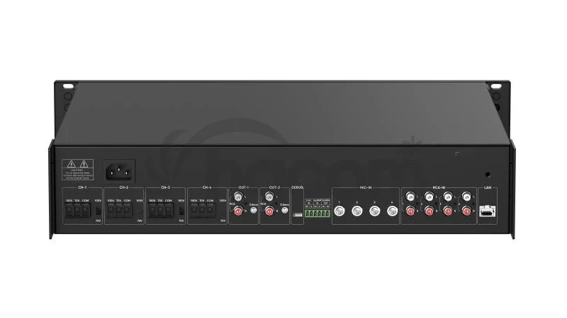 DS-QAZ1A1000G1-VB4/EU 4 zónový 1000W síťový zesilovač