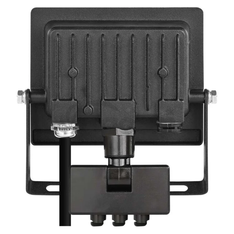 LED reflektor TAMBO EVO so senzorom pohybu, 20 W, 2000 lm, IP44, čierny