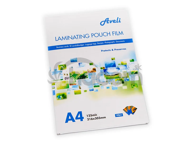 Laminovacie fólie AVELI A4/250mic (2x125), lesklé