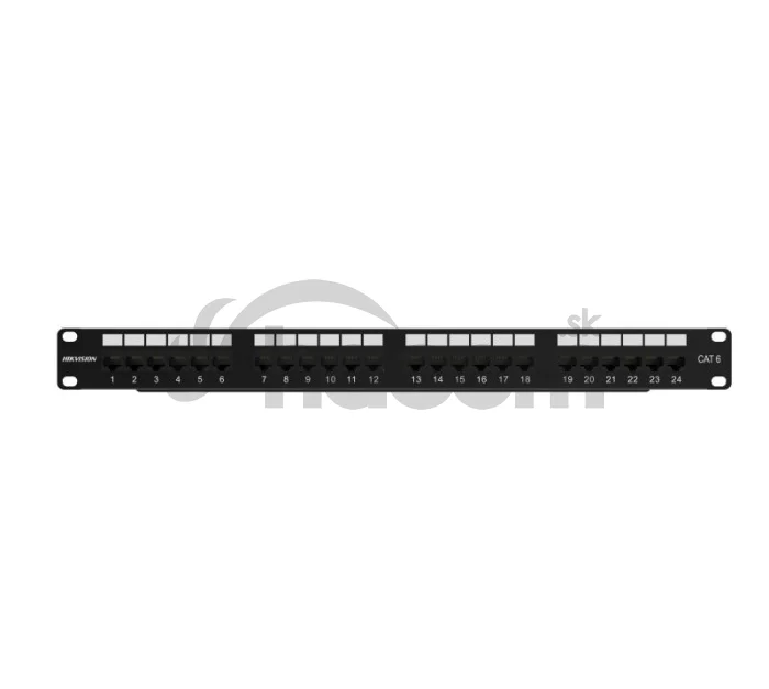 DS-1CP6U24-1U 24-portový patch panel, 1U
