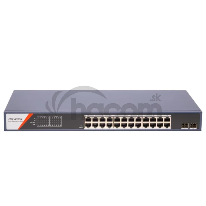 DS-3E1526P-SI-24P2F 24x1Gb PoE+2x1Gb optika, smart switch, 370W