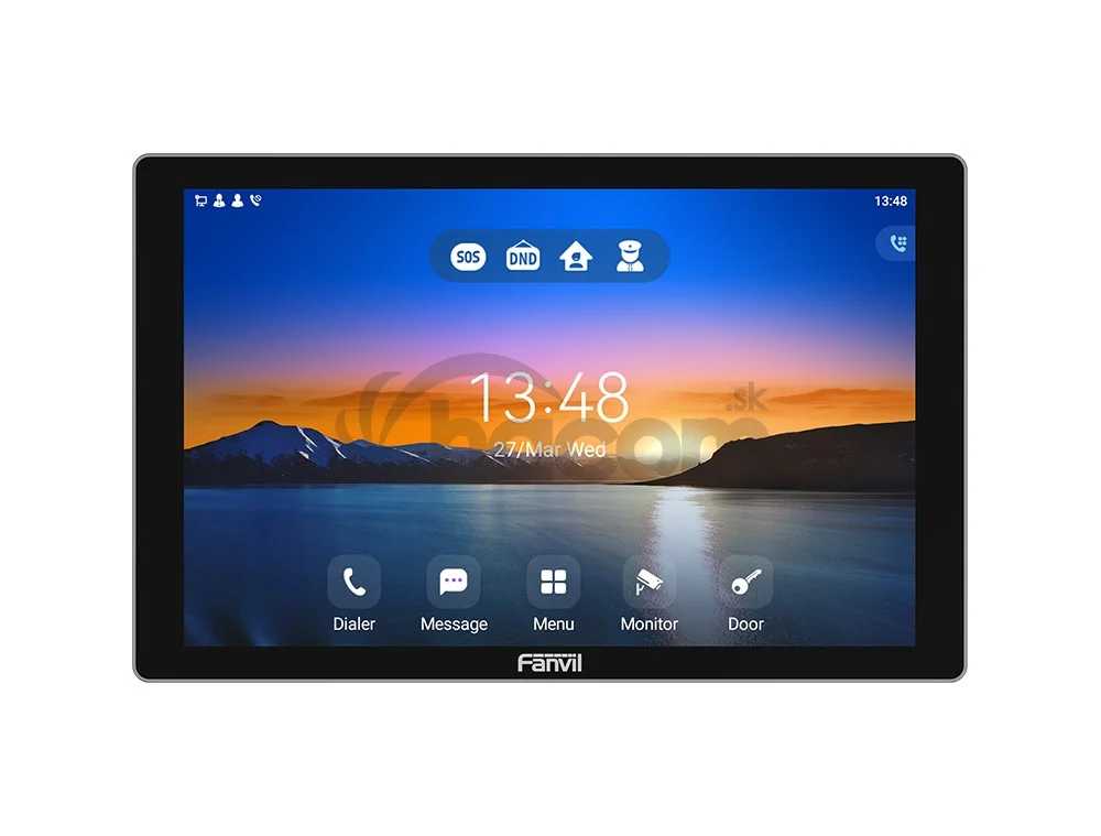 Fanvil i507W Android vnútorná 10.1" dotyková stanica, 2x SIP, Wi-Fi
