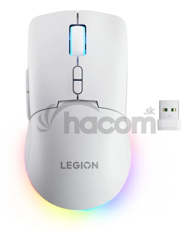 Lenovo Legion M220/Herná/Optická/Pre pravákov/5 000 DPI/USB+BT/Biela